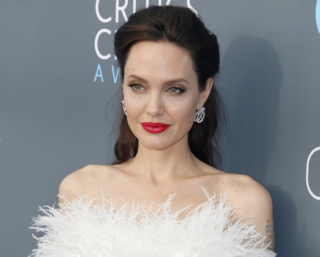 Angelina Jolie Inverted Triangle Body Shape
