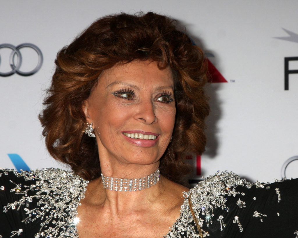 Sophia Loren is one of the most elegant older actresses