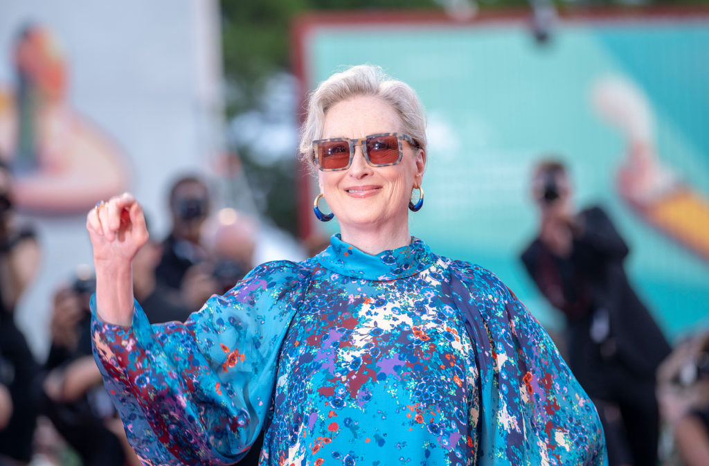 Meryl Streep is an American actress best known for being a super lib