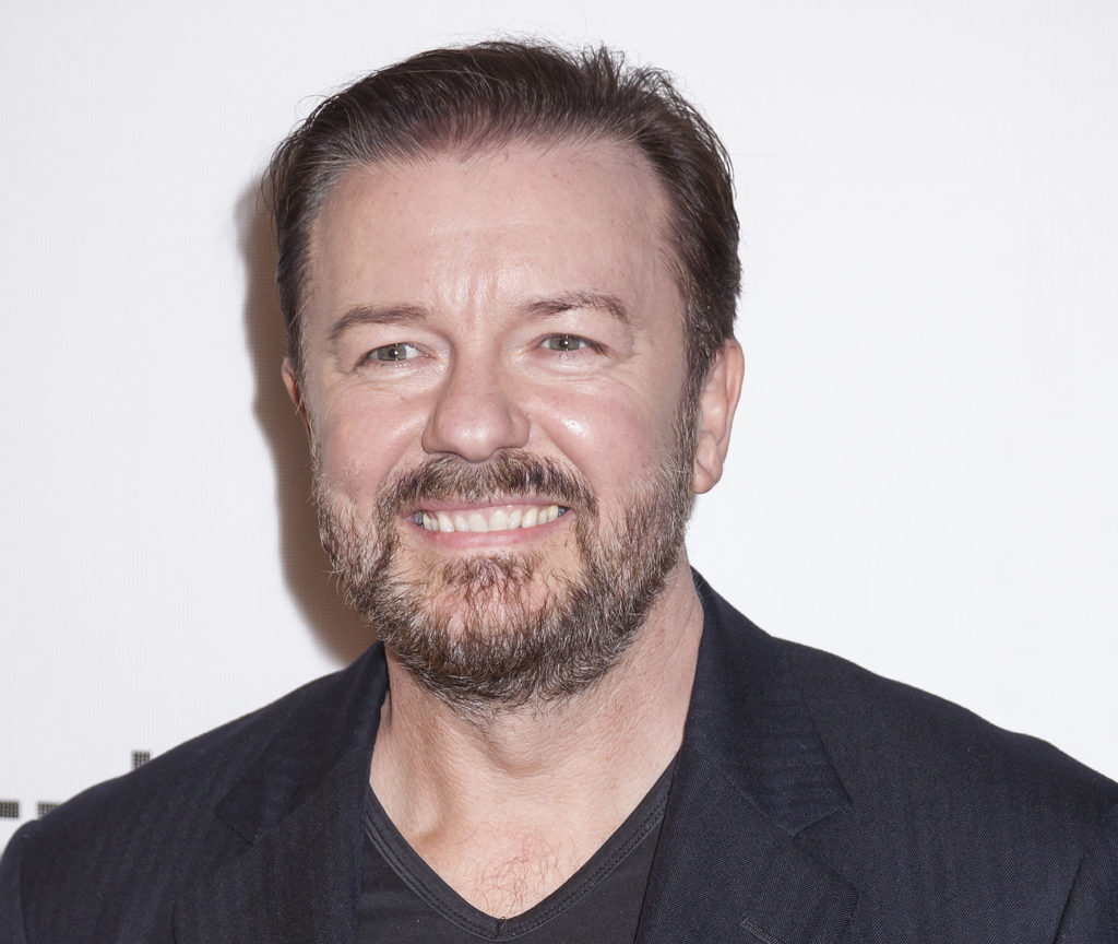 Ricky Gervais is well known for his acting, stand-up comedy, and production.