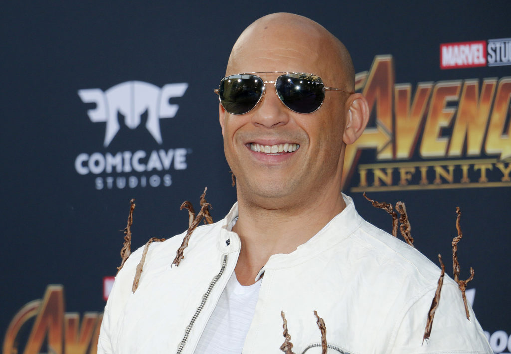 Known for his deep voice, Vin Diesel is a gigantic movie star