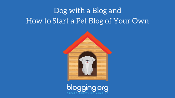 Dog with a Blog and How to Start a Pet Blog of Your Own