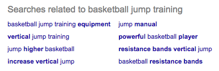 Searches Relating to Basketball Jump Training